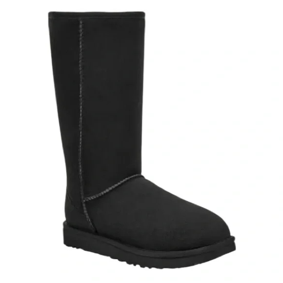 NEW UGG CLASSIC TALL II BLACK BOOT- TIMELESS COMFORT & STYLE - Picture 7 of 7